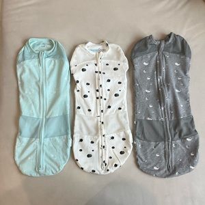 Happiest Baby Sleepea Swaddle (2 small, 1 medium)